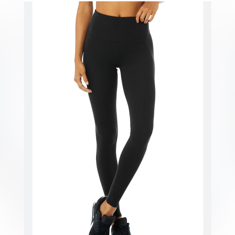 Alo Yoga High-Waist Micro Waffle LowKey Legging